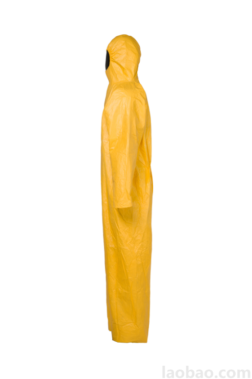 杜邦Tychem® 2000 TC198T YL带帽连体服 缝线加贴胶条 黄色